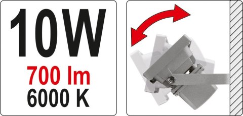 REFLEKTOR DIODOWY 10W 700LM COB