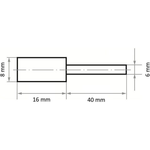 ŚCIERNICA TRZPIENIOWA 'ZY' WALCOWA P5ZY 0816.06 P.80 ŚCIERNICA TRZPIENIOWA 'ZY' WALCOWA P5ZY 0816.06 P.80