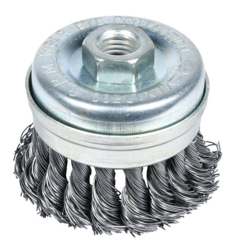 SZCZOTKA DOCZOŁOWA SPLATANA 65MM ZN SZCZOTKA DOCZOŁOWA SPLATANA 65MM ZN