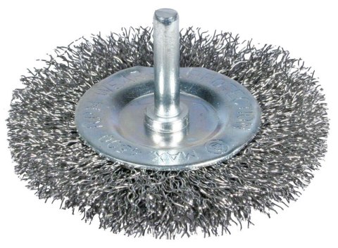 SZCZOTKA TARCZOWA Z TRZPIENIEM 100MM ZN SZCZOTKA TARCZOWA Z TRZPIENIEM 100MM ZN