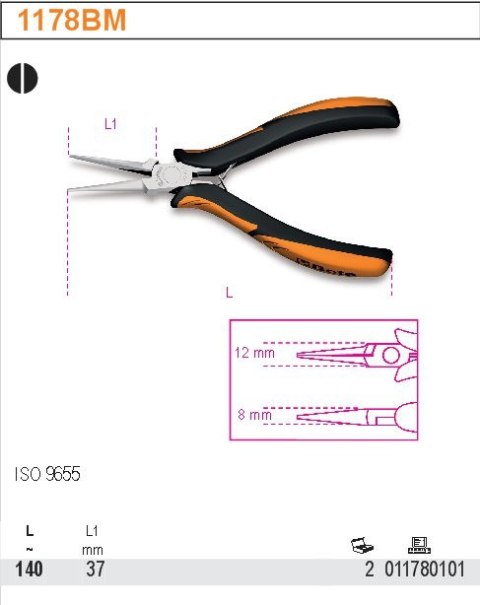 SZCZYPCE PÓŁOKRĄGŁE DLA ELEKTRONIKÓW 140MM SZCZYPCE PÓŁOKRĄGŁE DLA ELEKTRONIKÓW 140MM