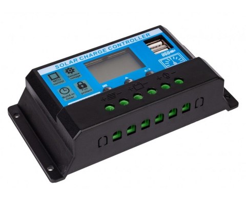 REGULATOR SOLARNY SOL PWM 20A 2XUSB REGULATOR SOLARNY SOL PWM 20A 2XUSB