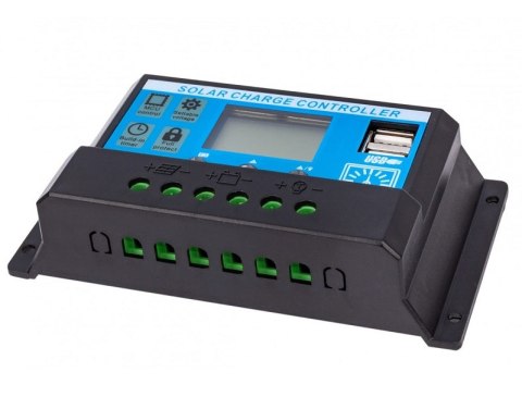 REGULATOR SOLARNY SOL PWM 20A 2XUSB REGULATOR SOLARNY SOL PWM 20A 2XUSB