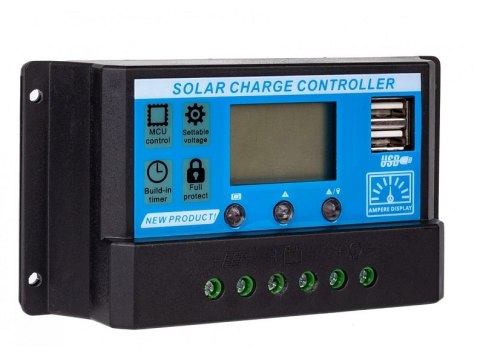 REGULATOR SOLARNY SOL PWM 20A 2XUSB REGULATOR SOLARNY SOL PWM 20A 2XUSB