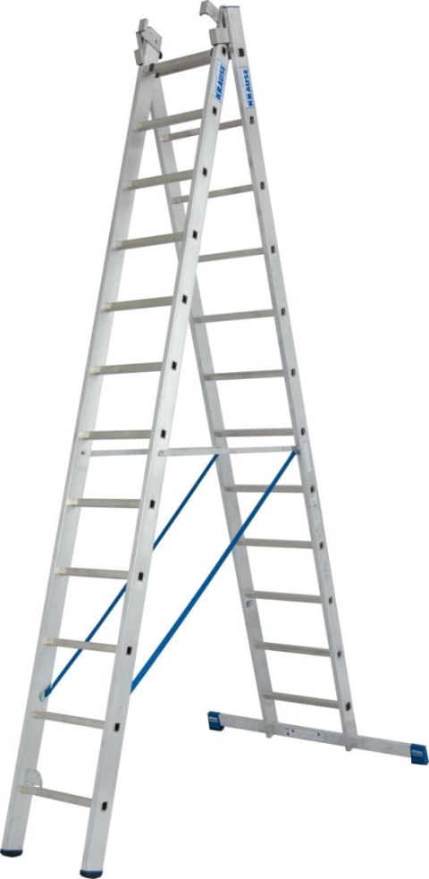 DRABINA ALUMINIOWA 3-ELEMENTOWA STABILO 3*12 SZCZEBLI