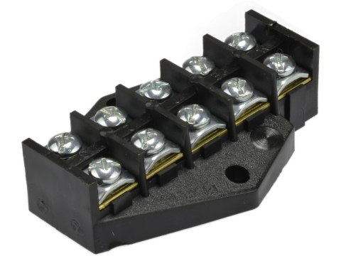 LISTWA ZACISKOWA, PIERŚCIEŃ ROZGAŁĘŹNY 5X10MM2 CZARNY LISTWA ZACISKOWA, PIERŚCIEŃ ROZGAŁĘŹNY 5X10MM2 CZARNY