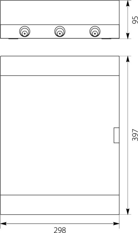 ROZDZIELNICA MODUŁOWA 2X12 NATYNKOWA IP40 SRN-24 1.6 ROZDZIELNICA MODUŁOWA 2X12 NATYNKOWA IP40 SRN-24 1.6