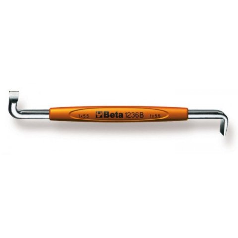 WKRĘTAK PŁASKI KĄTOWY DWUSTRONNY 0.8*4MM WKRĘTAK PŁASKI KĄTOWY DWUSTRONNY 0.8*4MM