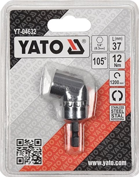 ADAPTER KĄTOWY 37MM 1/4' ADAPTER KĄTOWY 37MM 1/4'