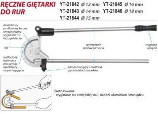 GIĘTARKA DO RUR 12MM