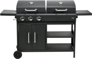 GRILL 2W1, GAZOWY + WĘGLOWY, 8.6KW