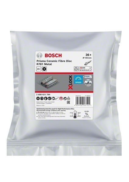 KRĄŻEK FIBROWY 125MM PRISMA R781 36G SZT. KRĄŻEK FIBROWY 125MM PRISMA R781 36G SZT.