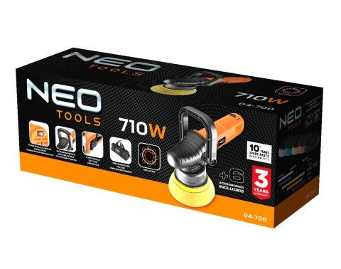 POLERKA DUAL ACTION 710W, 125MM, OBROTY 2000-4600 POLERKA DUAL ACTION 710W, 125MM, OBROTY 2000-4600