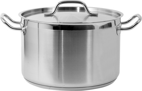 GARNEK WYSOKI Z POKRYWKĄ ZE STALI NIERDZEWNEJ 28X28 11.1L GARNEK WYSOKI Z POKRYWKĄ ZE STALI NIERDZEWNEJ 28X28 11.1L
