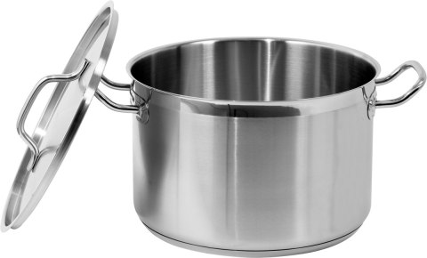 GARNEK WYSOKI Z POKRYWKĄ ZE STALI NIERDZEWNEJ 28X28 11.1L GARNEK WYSOKI Z POKRYWKĄ ZE STALI NIERDZEWNEJ 28X28 11.1L