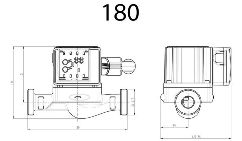 POMPA DO C.O.ELEKTRONICZNA ENERGOOSZCZĘDNA RS25/40EL/180MM POMPA DO C.O.ELEKTRONICZNA ENERGOOSZCZĘDNA RS25/40EL/180MM
