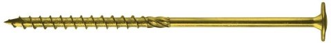 WKRĘT DO DREWNA Z KOŁNIERZEM NA TORX OCYNK ŻÓŁTY 8*100MM T40 WKRĘT DO DREWNA Z KOŁNIERZEM NA TORX OCYNK ŻÓŁTY 8*100MM T40