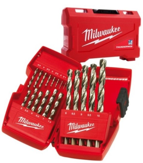 ZESTAW WIERTEŁ DO METALU HSS-G 1-10MM 19 SZT. ZESTAW WIERTEŁ DO METALU HSS-G 1-10MM 19 SZT.