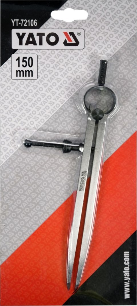 CYRKIEL ZE SPRĘŻYNĄ I ŚRUBĄ 150MM CYRKIEL ZE SPRĘŻYNĄ I ŚRUBĄ 150MM
