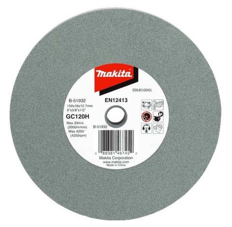 ŚCIERNICA GC120H 150X16X12,7MM ŚCIERNICA GC120H 150X16X12,7MM
