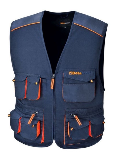 KAMIZELKA ROBOCZA EASY Z KIESZENIAMI GRANATOWA 7877E XL KAMIZELKA ROBOCZA EASY Z KIESZENIAMI GRANATOWA 7877E XL
