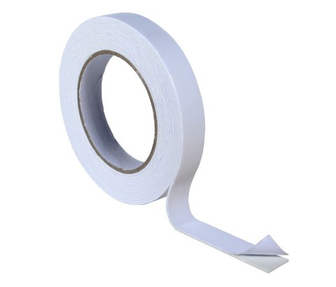 TAŚMA DWUSTRONNA PIANKOWA BIANKA 19MM*5M TAŚMA DWUSTRONNA PIANKOWA BIANKA 19MM*5M