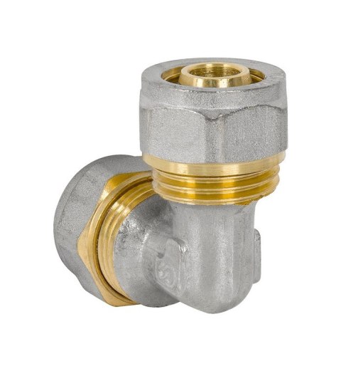 KOLANO PEX-AL-PEX CHROM 20*20 PODWÓJNE KOLANO PEX-AL-PEX CHROM 20*20 PODWÓJNE