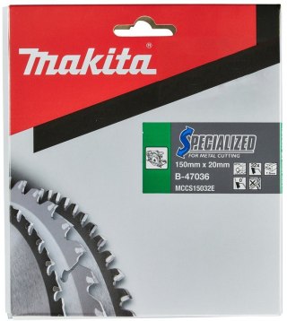 PIŁA SPIEKOWA DO METALU 150*20MM 32Z