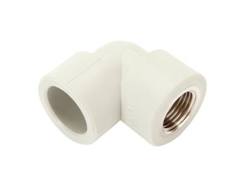 PP-R KOLANO GWINT WEWNĘTRZNY 90 STOPNI 20MM X 1/2 PN20 PP-R KOLANO GWINT WEWNĘTRZNY 90 STOPNI 20MM X 1/2 PN20