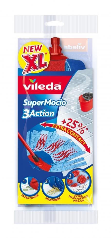 VILEDA ZAPAS DO MOPA SUPERMOCIO 3ACTION VELOUR VILEDA ZAPAS DO MOPA SUPERMOCIO 3ACTION VELOUR