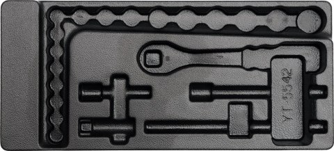 WKŁAD DO SZUFLADY ZESTAW KLUCZY NASADOWYCH 3/8'' PUSTY WKŁAD DO SZUFLADY ZESTAW KLUCZY NASADOWYCH 3/8'' PUSTY