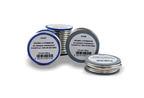 LUT MIĘKKI DO INSTALACJI MIEDZIANYCH 2.5 50G LUT MIĘKKI DO INSTALACJI MIEDZIANYCH 2.5 50G