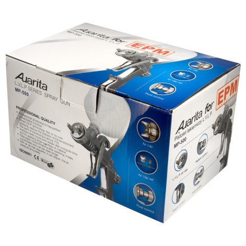 PISTOLET LAKIERNICZY L.V.L.P. AURITA MP-500 600ML 1.4 PISTOLET LAKIERNICZY L.V.L.P. AURITA MP-500 600ML 1.4