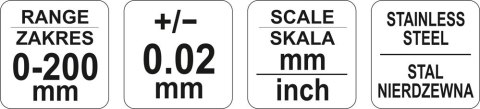 SUWMIARKA 200MM SUWMIARKA 200MM
