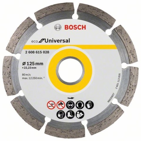 TARCZA DIAMENTOWA BUDOWLANA ECO SEGMENTOWA 125MM TARCZA DIAMENTOWA BUDOWLANA ECO SEGMENTOWA 125MM