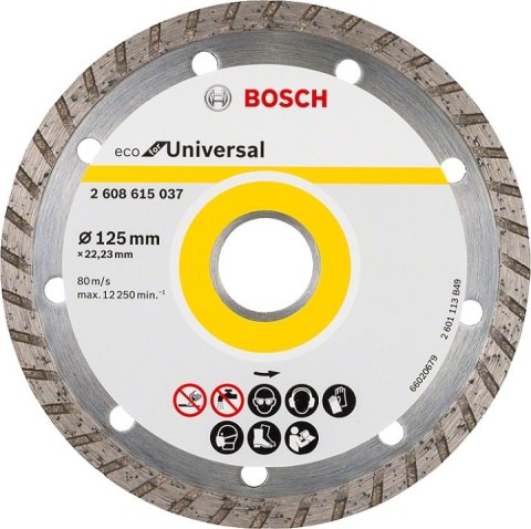 TARCZA DIAMENTOWA BUDOWLANA ECO TURBO 125MM TARCZA DIAMENTOWA BUDOWLANA ECO TURBO 125MM
