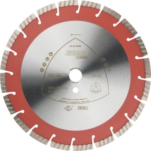 TARCZA DIAMENTOWA SEGMENTOWA DT900B 350MM 325080 TARCZA DIAMENTOWA SEGMENTOWA DT900B 350MM 325080