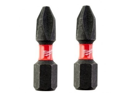 BIT, GROT, KOŃCÓWKA SHOCKWAVE PH2 25MM 2 SZT. BIT, GROT, KOŃCÓWKA SHOCKWAVE PH2 25MM 2 SZT.