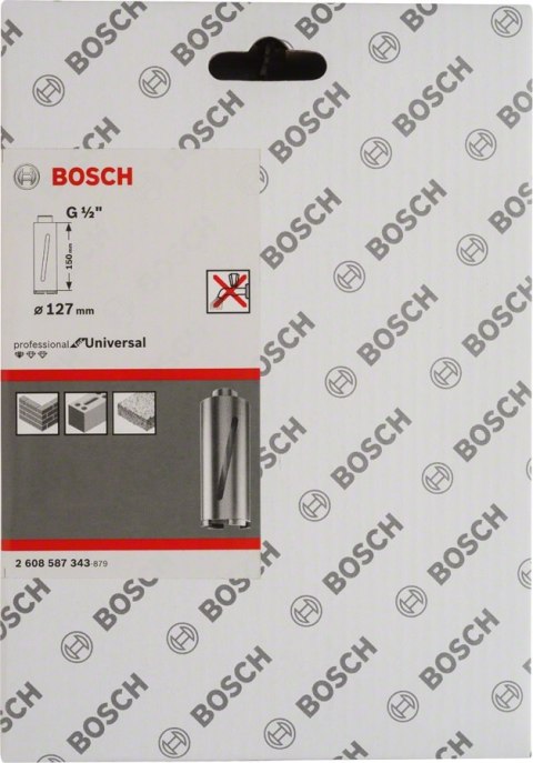 KORONA DIAMENTOWA 1/2 BSP 127MM 150MM