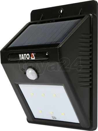 LAMPA ŚCIENNA SOLARNA Z CZUJNIKIEM RUCHU 6 SMD LED LAMPA ŚCIENNA SOLARNA Z CZUJNIKIEM RUCHU 6 SMD LED