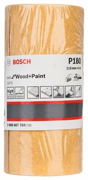 ROLKA SZLIFIERSKA BEST F/WOOD 115MM*5M P180 ROLKA SZLIFIERSKA BEST F/WOOD 115MM*5M P180