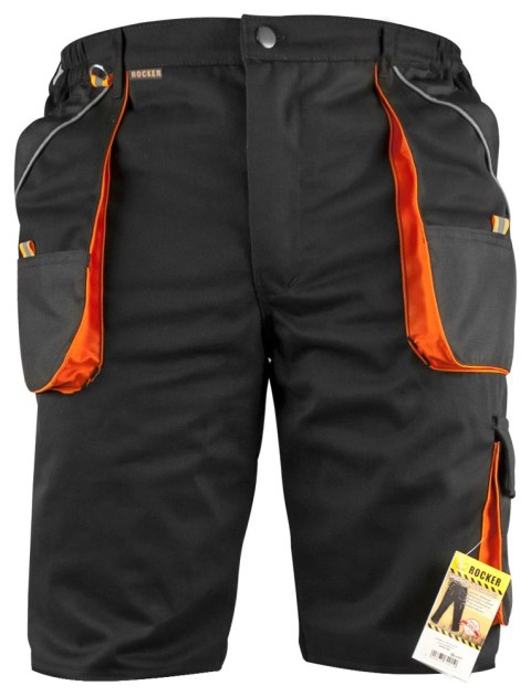 SPODNIE ROBOCZE KRÓTKIE ROCKER BLACK ROZMIAR 58 SPODNIE ROBOCZE KRÓTKIE ROCKER BLACK ROZMIAR 58