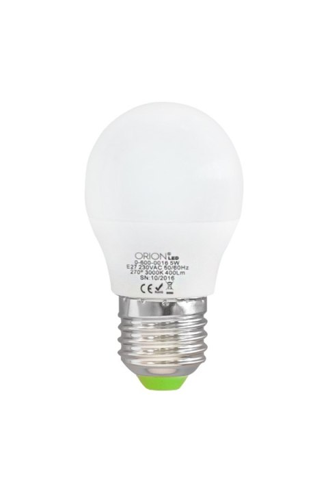 ŻARÓWKA LED 5W E27 KULKA MAŁA 400LM ŻARÓWKA LED 5W E27 KULKA MAŁA 400LM