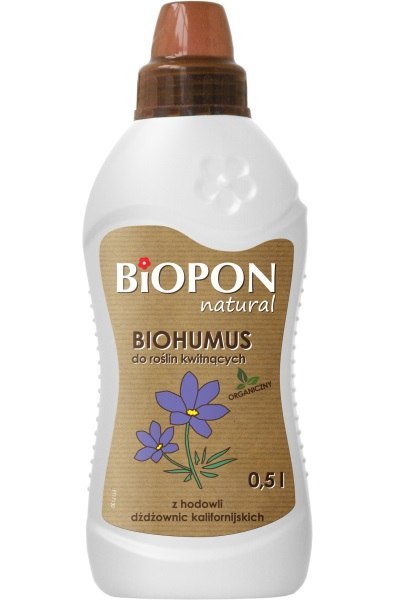 BIOHUMUS - DO. ROŚLIN KWITNĄCYCH 0.5L BIOHUMUS - DO. ROŚLIN KWITNĄCYCH 0.5L