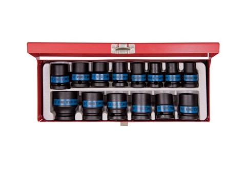 KOMPLET NASADEK UDAROWYCH 1/2 14CZ KRÓTKIE 6-KĄT. 10-27MM KOMPLET NASADEK UDAROWYCH 1/2 14CZ KRÓTKIE 6-KĄT. 10-27MM