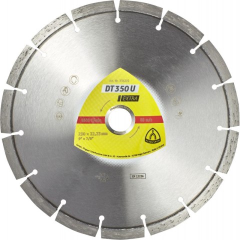 TARCZA DIAMENTOWA SEGMENTOWA DT350U 350MM 336224 TARCZA DIAMENTOWA SEGMENTOWA DT350U 350MM 336224