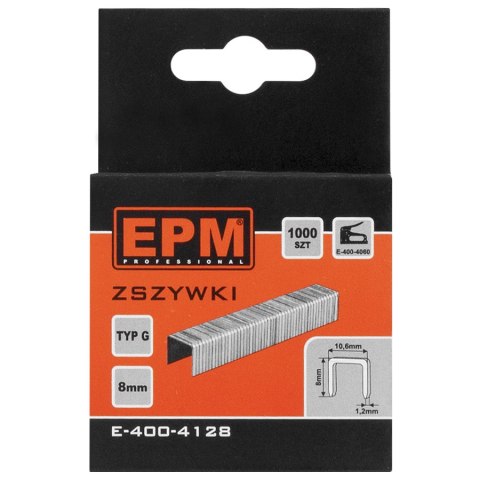 ZSZYWKI TYP G 1000SZT 10.6MM*1.2MM 12MM ZSZYWKI TYP G 1000SZT 10.6MM*1.2MM 12MM