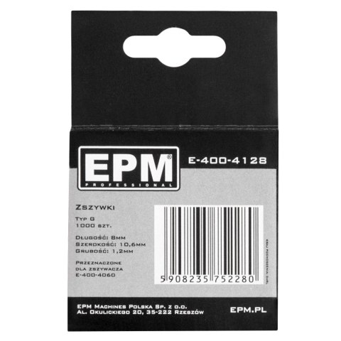 ZSZYWKI TYP G 1000SZT 10.6MM*1.2MM 12MM ZSZYWKI TYP G 1000SZT 10.6MM*1.2MM 12MM