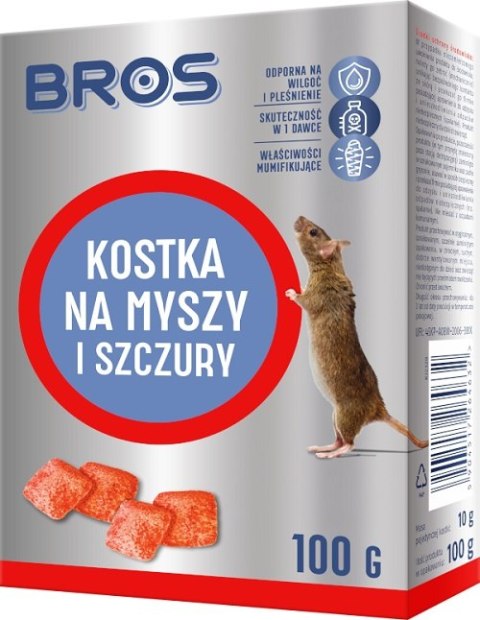 KOSTKA NA MYSZY I SZCZURY 100G KOSTKA NA MYSZY I SZCZURY 100G