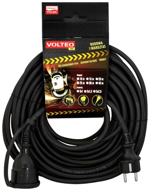 PRZEDŁUŻACZ HEAVY DUTY 20M PRZEWÓD H05RR-F 3*1,5MM PRZEDŁUŻACZ HEAVY DUTY 20M PRZEWÓD H05RR-F 3*1,5MM